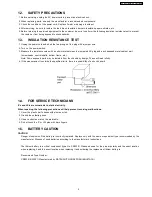 Предварительный просмотр 5 страницы Panasonic KX-FT907BX-B Service Manual