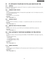 Предварительный просмотр 137 страницы Panasonic KX-FT907BX-B Service Manual