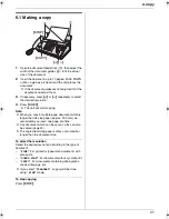 Preview for 27 page of Panasonic KX-FT932FX Operating Instructions Manual