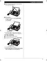 Предварительный просмотр 5 страницы Panasonic KX-FT932HK Operating Instructions Manual