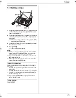 Предварительный просмотр 25 страницы Panasonic KX-FT932HK Operating Instructions Manual