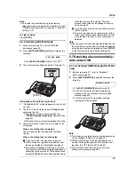 Предварительный просмотр 25 страницы Panasonic KX-FT988FX Operating Instructions Manual