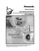 Предварительный просмотр 1 страницы Panasonic KX-HCM270 Operating Instructions Manual