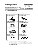 Preview for 1 page of Panasonic KX-HCM280 Getting Started