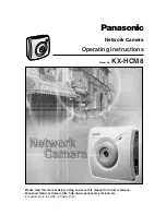 Preview for 1 page of Panasonic KX-HCM8 - Network Camera - Position Operating Instructions Manual