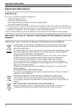 Preview for 4 page of Panasonic KX-HDV100 Operating Instructions Manual