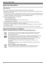 Preview for 4 page of Panasonic KX-HDV330 Operating Instructions Manual