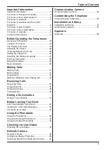 Preview for 3 page of Panasonic KX-HDV430 Operating Instructions Manual