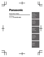 Panasonic KX-HDV430 Quick Start Manual preview