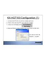 Preview for 2 page of Panasonic KX-HGT100 Configurations And User Instructions