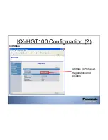 Preview for 3 page of Panasonic KX-HGT100 Configurations And User Instructions