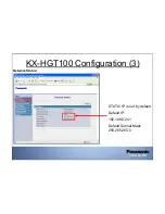 Preview for 4 page of Panasonic KX-HGT100 Configurations And User Instructions