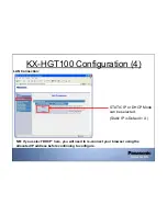 Preview for 5 page of Panasonic KX-HGT100 Configurations And User Instructions