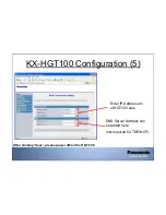 Preview for 6 page of Panasonic KX-HGT100 Configurations And User Instructions