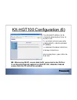 Preview for 7 page of Panasonic KX-HGT100 Configurations And User Instructions