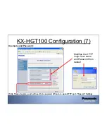 Preview for 8 page of Panasonic KX-HGT100 Configurations And User Instructions