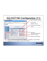 Preview for 11 page of Panasonic KX-HGT100 Configurations And User Instructions