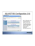 Preview for 12 page of Panasonic KX-HGT100 Configurations And User Instructions