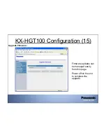 Preview for 13 page of Panasonic KX-HGT100 Configurations And User Instructions