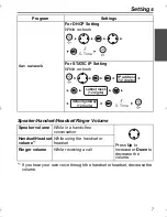 Preview for 7 page of Panasonic KX-HGT100EX Quick Reference Manual