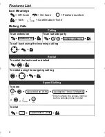 Preview for 8 page of Panasonic KX-HGT100EX Quick Reference Manual