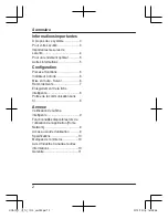 Preview for 2 page of Panasonic KX-HNA101C Installation Manual