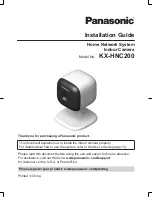 Panasonic KX-HNC200 Installation Manual preview