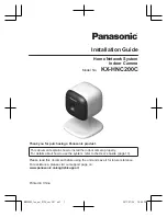 Предварительный просмотр 1 страницы Panasonic KX-HNC200C Installation Manual