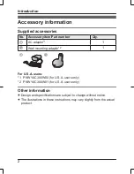 Preview for 2 page of Panasonic KX-HNC300 Installation Manual