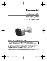 Panasonic KX-HNC600 Installation Manual preview