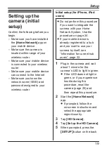 Preview for 19 page of Panasonic KX-HNC800EX Installation Manual