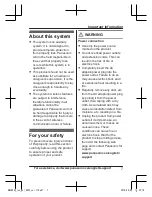 Preview for 7 page of Panasonic KX-HNC805C Installation Manual