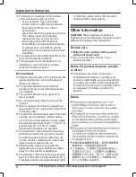 Preview for 8 page of Panasonic KX-HNH100 Operating Instructions Manual