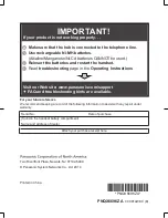 Preview for 60 page of Panasonic KX-HNH100 Operating Instructions Manual