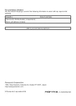 Preview for 56 page of Panasonic KX-HNH100FX Operating Instructions Manual