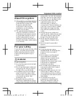 Preview for 5 page of Panasonic KX-HNK101AZ Operating Instructions Manual