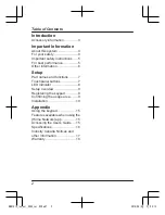 Preview for 2 page of Panasonic KX-HNK101C Operating Instructions Manual