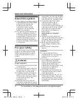 Preview for 4 page of Panasonic KX-HNK101C Operating Instructions Manual