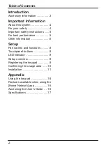 Preview for 2 page of Panasonic KX-HNK101FX Operating Instructions Manual