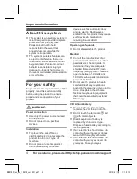 Preview for 4 page of Panasonic KX-HNK102 Operating Instructions Manual