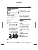 Preview for 11 page of Panasonic KX-HNK102 Operating Instructions Manual