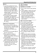 Preview for 5 page of Panasonic KX-HNP100FX Installation Manual