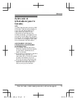 Preview for 39 page of Panasonic KX-HNS101C Installation Manual