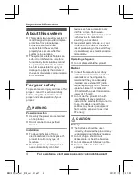 Preview for 4 page of Panasonic KX-HNS102C Installation Manual