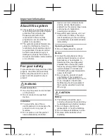 Preview for 4 page of Panasonic KX-HNS102HM Installation Manual