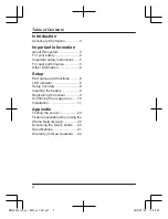 Preview for 2 page of Panasonic KX-HNS103AZ Installation Manual