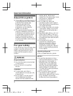 Preview for 4 page of Panasonic KX-HNS103AZ Installation Manual