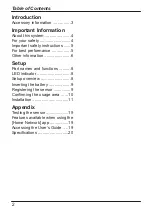 Preview for 2 page of Panasonic KX-HNS103FX Installation Manual