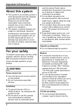 Preview for 4 page of Panasonic KX-HNS103FX Installation Manual