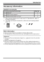 Preview for 3 page of Panasonic KX-HNS104FX Installation Manual